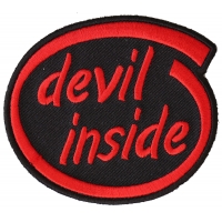 Devil Inside Patch | Embroidered Patches